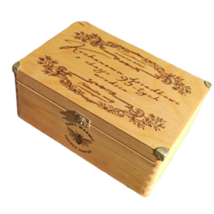 Zestaw prezentowy z grawerem ( 3 x miody 1100 g)