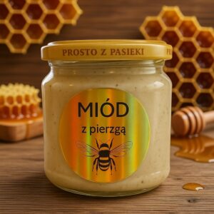 Miód z pierzgą 250 g
