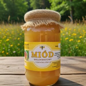 Miód wielokwiatowy z terenów leśnych 1100 g