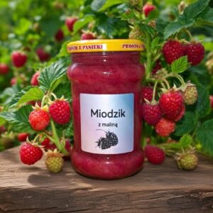 Miód z maliną 400 g